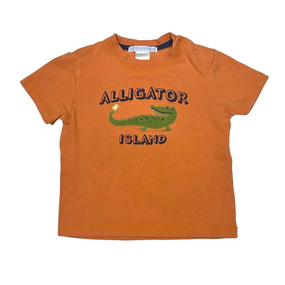 Janie And Jack Alligator Island‎ Appliqué Tee